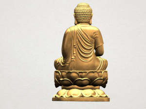 gautama buddha 02 3Dプリントモデル