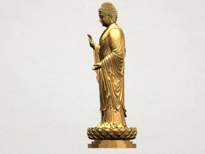 gautama buddha standing 02 3D Print Model