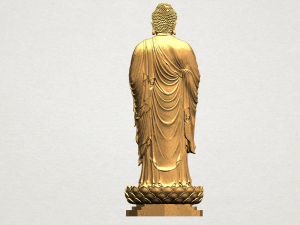 gautama buddha standing 02 3Dプリントモデル