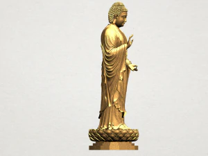 gautama buddha standing 02 3D Print Model