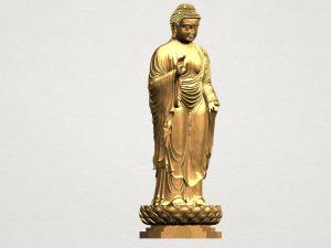 gautama buddha standing 02 3Dプリントモデル