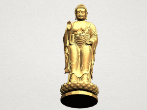 gautama buddha standing 02 3Dプリントモデル