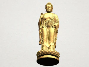 gautama buddha standing 02 3D Print Model