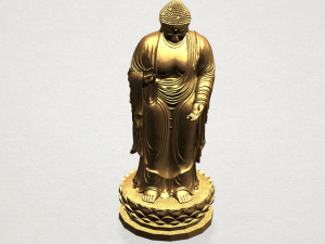 gautama buddha standing 02 3Dプリントモデル