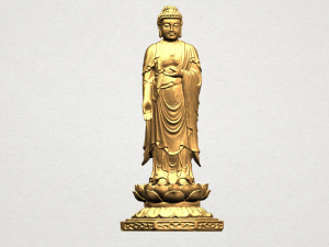 gautama buddha standing 03 3D Print Model