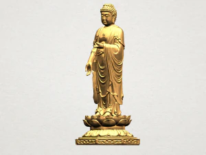 gautama buddha standing 03 3D Print Model