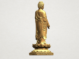 gautama buddha standing 03 Modelo de Impressão 3D