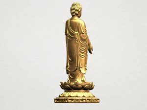 gautama buddha standing 03 3D Print Model