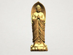 gautama buddha standing 04 3D Print Model