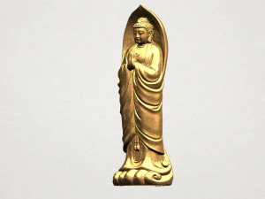 gautama buddha standing 04 3D Print Model