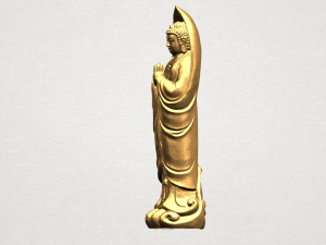 gautama buddha standing 04 3Dプリントモデル