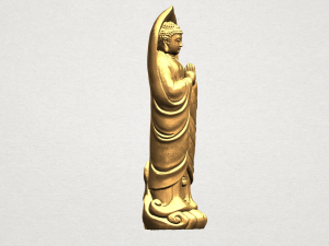 gautama buddha standing 04 3Dプリントモデル