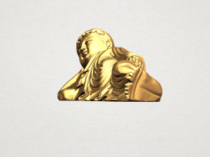 sleeping buddha 01 Modèles 3D en vedette