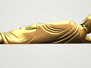 sleeping buddha 01 Modèles 3D en vedette