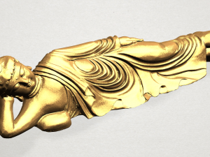 sleeping buddha 01 Modèles 3D en vedette