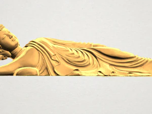 sleeping buddha 02 3D Print Model
