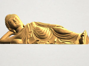sleeping buddha 02 3D Print Model