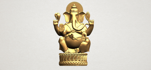 ganesha 01 Modelo de Impressão 3D .c4d .max .obj .3ds .fbx .stl .blend 