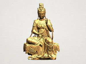 Avalokitesvara Buddha 02 3D Druckmodell