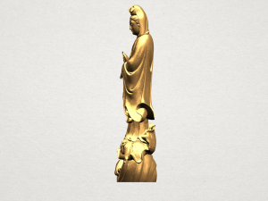 avalokitesvara buddha - standing 01 Modelo de Impressão 3D