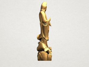 avalokitesvara buddha - standing 01 Modelo de Impressão 3D