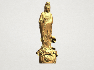 avalokitesvara buddha - standing 01 Modelo de Impressão 3D