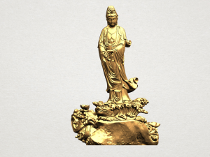 avalokitesvara buddha - standing 02 3D Print Model