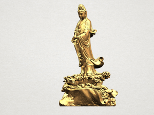 avalokitesvara buddha - standing 02 Modello di stampa 3D