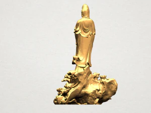 avalokitesvara buddha - standing 02 3D Print Model