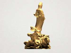 avalokitesvara buddha - standing 02 3D Print Model