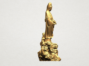 avalokitesvara buddha - standing 02 Modello di stampa 3D
