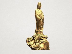 avalokitesvara buddha - standing 02 Modello di stampa 3D