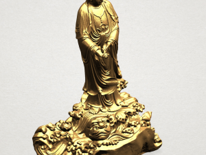 avalokitesvara buddha - standing 02 Modello di stampa 3D