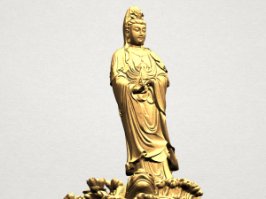 avalokitesvara buddha - standing 02 Modello di stampa 3D