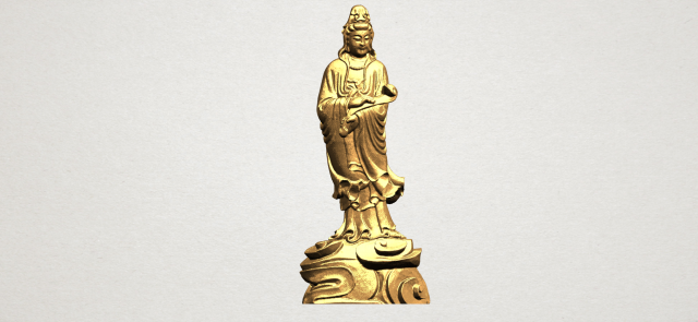avalokitesvara buddha - standing 04 3D Print Model .c4d .max .obj .3ds .fbx .stl .blend 