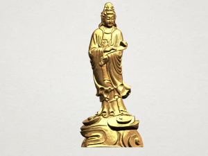 avalokitesvara buddha - standing 04 3D Print Model