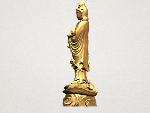 avalokitesvara buddha - standing 04 3D Print Model