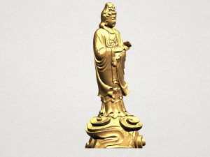 avalokitesvara buddha - standing 04 3D Print Model