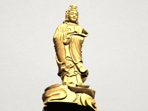 avalokitesvara buddha - standing 04 3D Print Model