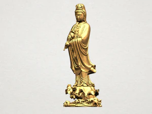 avalokitesvara buddha - standing 05 3D Print Model