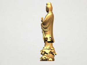 avalokitesvara buddha - standing 05 3D-printmodel