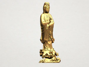 avalokitesvara buddha - standing 05 3D Print Model
