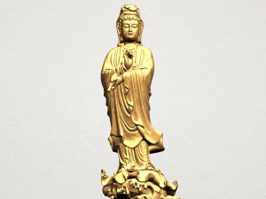 avalokitesvara buddha - standing 05 3D-printmodel