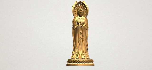 avalokitesvara buddha - standing three faces 01 Model do druku 3D .c4d .max .obj .3ds .fbx .stl .blend 