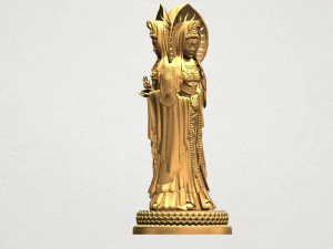 avalokitesvara buddha - standing three faces 01 3D Print Model