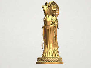 avalokitesvara buddha - standing three faces 01 Model do druku 3D