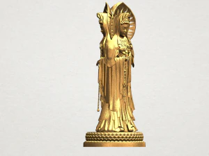 avalokitesvara buddha - standing three faces 01 3D Print Model