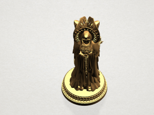 avalokitesvara buddha - standing three faces 01 Model do druku 3D