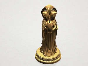 avalokitesvara buddha - standing three faces 01 Model do druku 3D