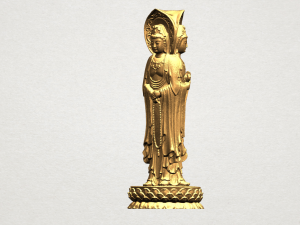 avalokitesvara buddha - standing three faces 02 3Dプリントモデル